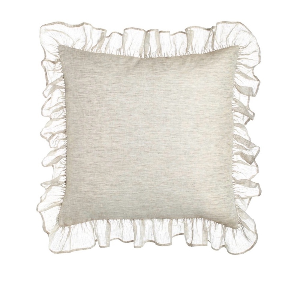 Set 2 Pine Cone Hill Dove Grey
Savannah Ruffled European Sham New